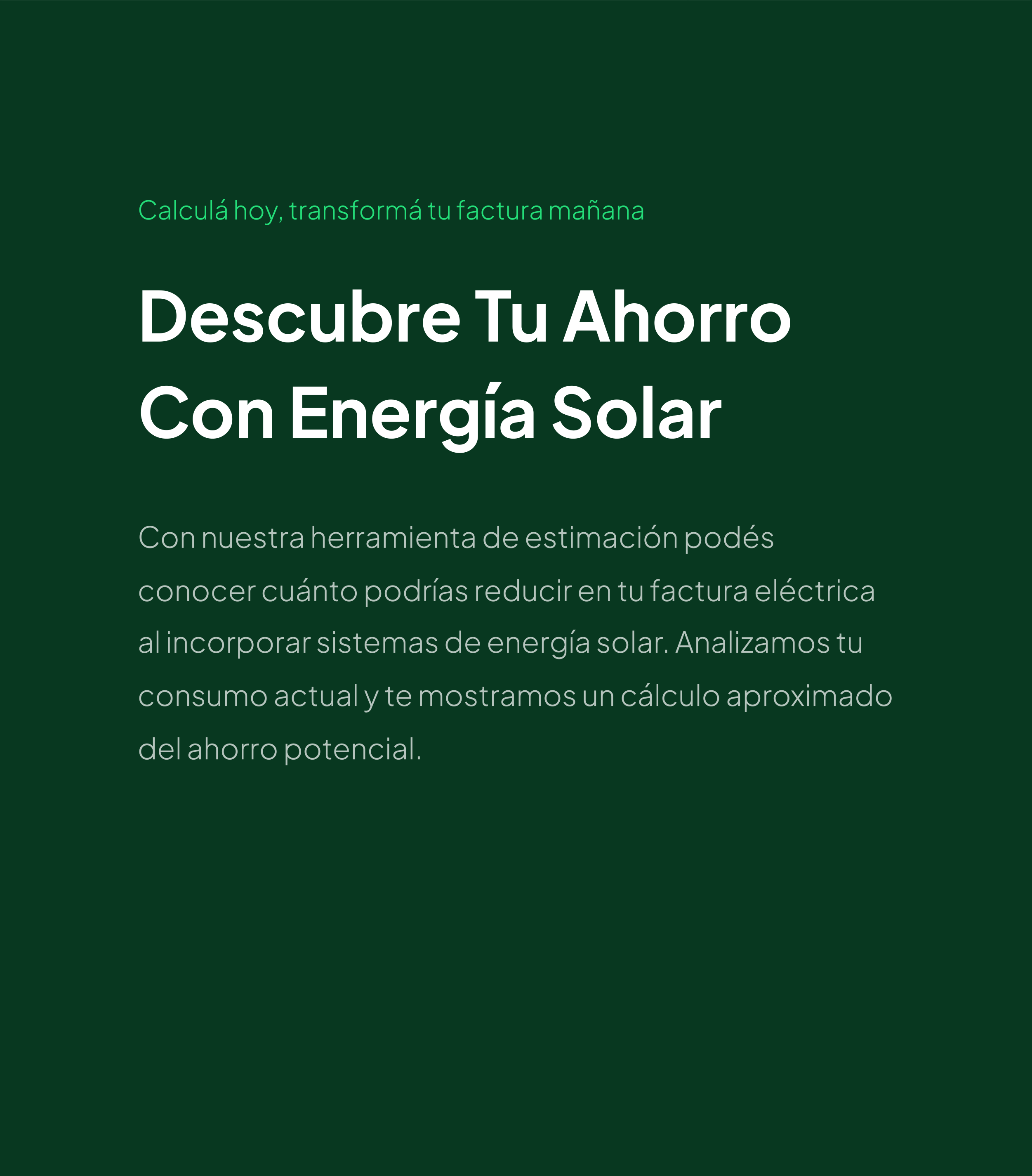DESCUBRE TU AHORRO CON ENERGÍA SOLAR INDASA