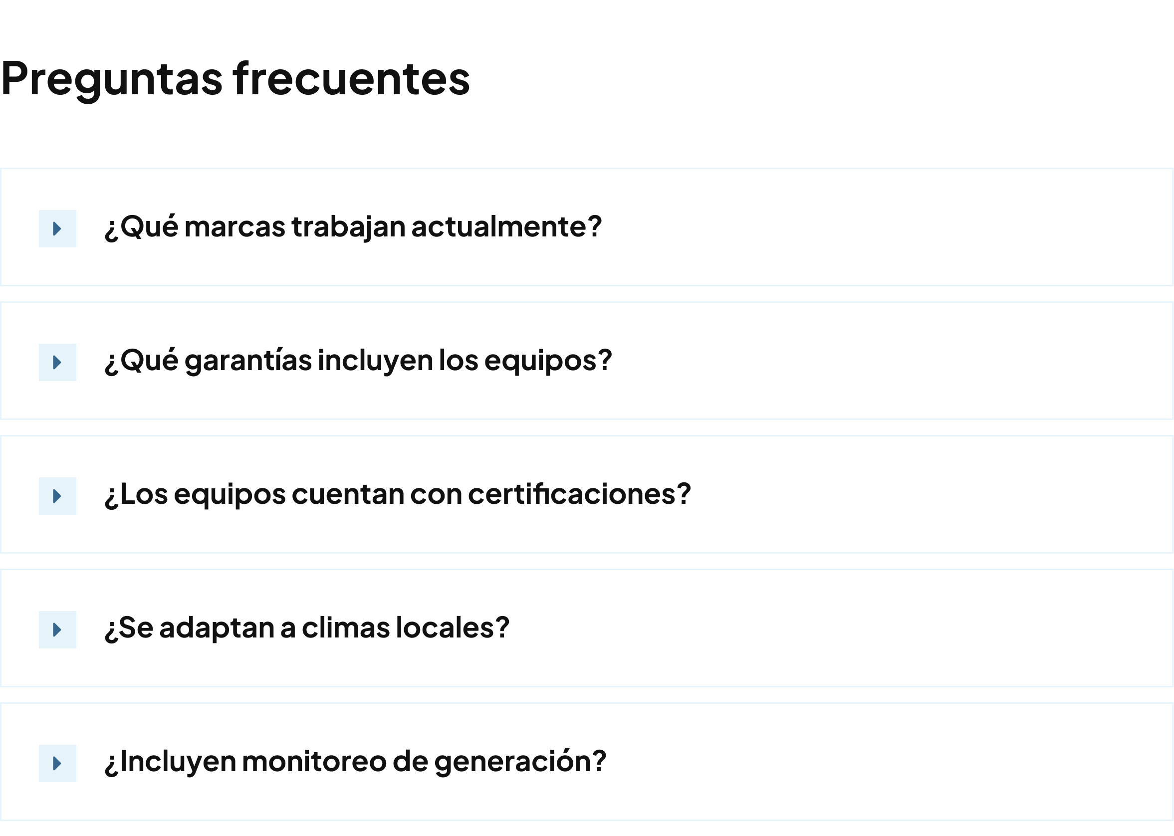 PREGUNTAS FRECUENTES