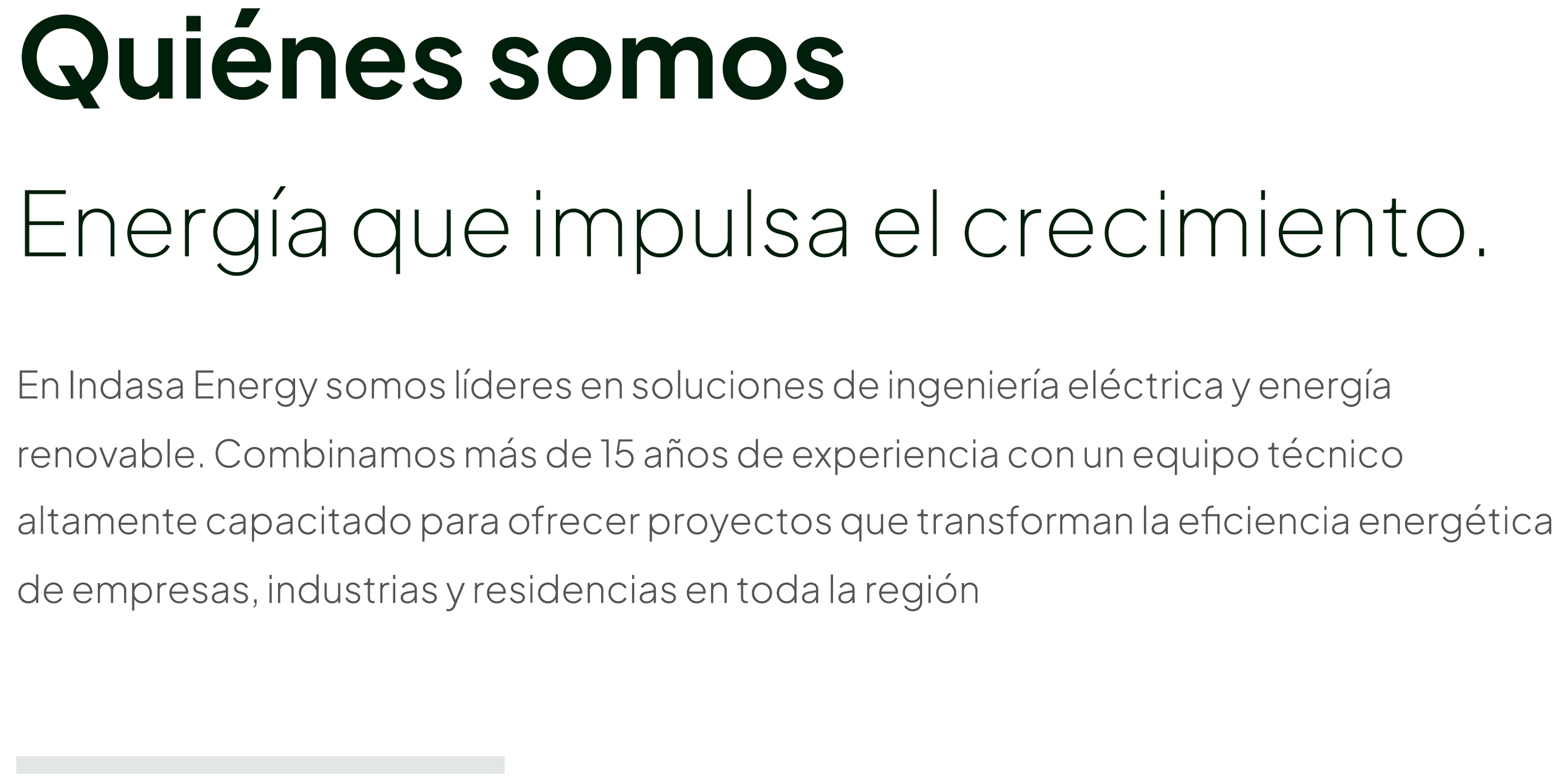 QUIENES SOMOS INDASA